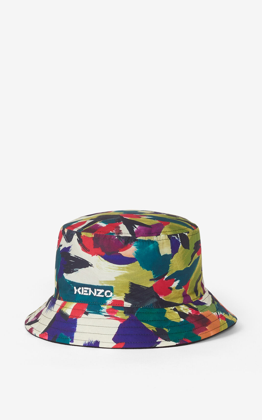 Chapeu Pescador Kenzo Archive Floral reversible Masculino - Verde Oliva | 490FQUSMT